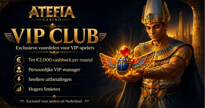 Atefia Casino VIP-Programma banner